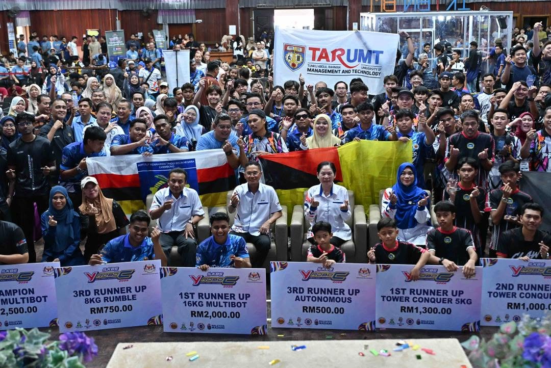 Pasukan Robotik IKTBN Chembong Raih Dua Podium di Y'ROBOC 2026
