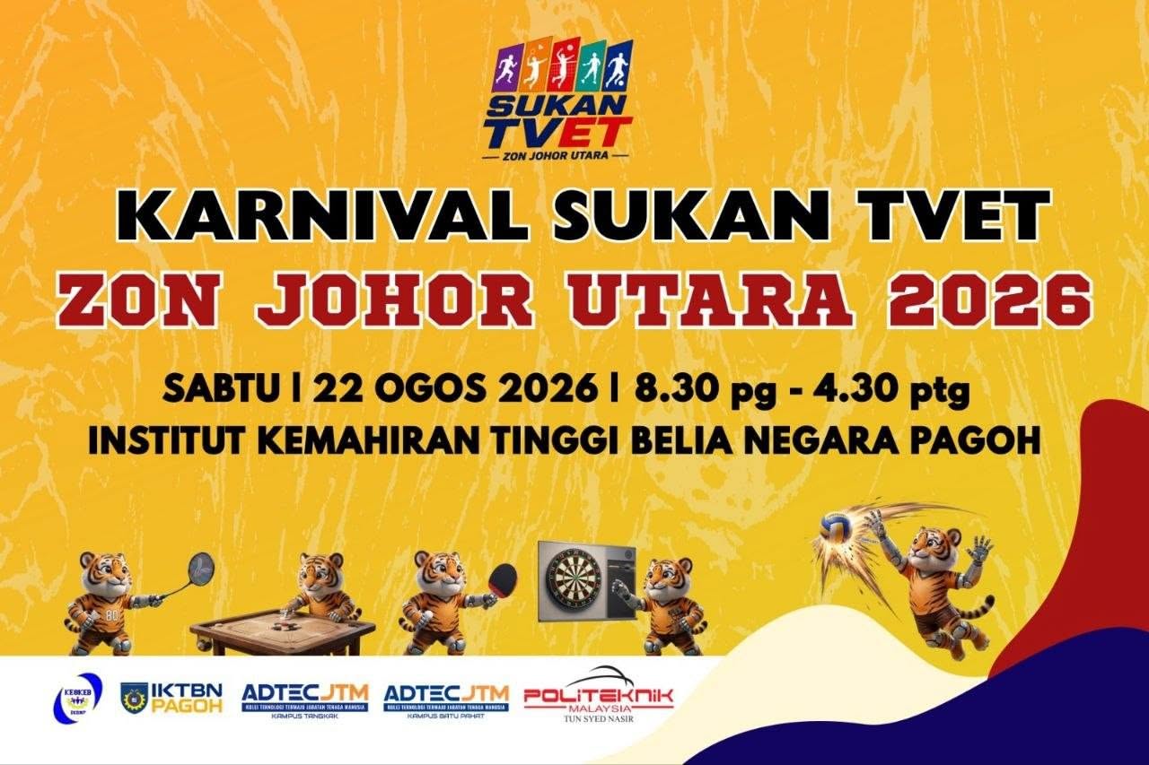 KARNIVAL SUKAN TVET ZON JOHOR UTARA 2026