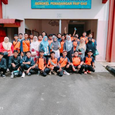 TAKLIMAT LALUAN KERJAYA  & LAWATAN BENGKEL OPERASI FABRIKASI PAIP GAS SEMPENA LAWATAN SMK SYED IBRAHIM, PENDANG KEDAH