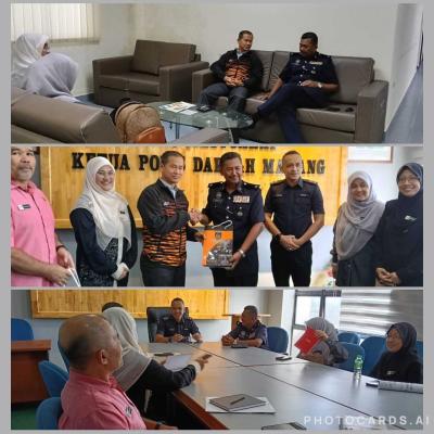 KUNJUNGAN HORMAT IKBN WAKAF TAPAI KE IBU PEJABAT POLIS DAERAH MARANG