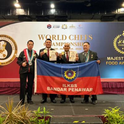 IKBN BANDAR PENAWAR RAIH KEJAYAAN CEMERLANG DI WORLD CHEFS CHAMPIONSHIP (WCC) 2026