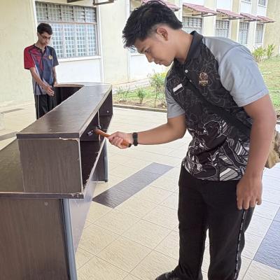 Hari Cuci Malaysia 2026: Warga IKBN Pekan Gembleng Tenaga Gotong Royong Asrama