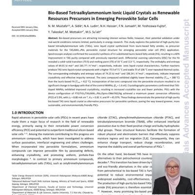 PENERBITAN ARTIKEL ILMIAH - TAHNIAH TS. DR. NUR MAIZURA MUSTAFA