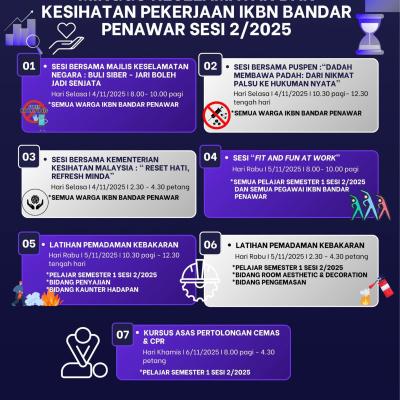 MINGGU KESELAMATAN DAN KESIHATAN PEKERJAAN IKBN BANDAR PENAWAR SESI 2/2025